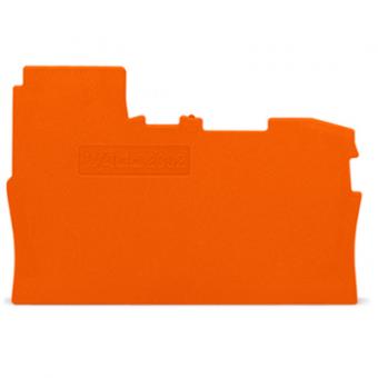 Wago TOPJOB® S Abschluss- und Zwischenplatte; 0,8 mm dick 2002-7192 - orange 